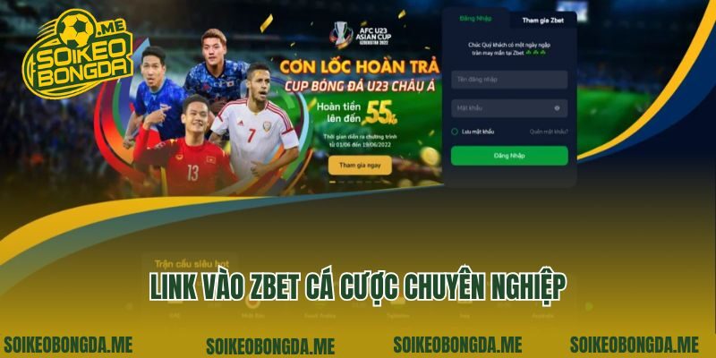 Link vào Zbet cá cược chuyên nghiệp